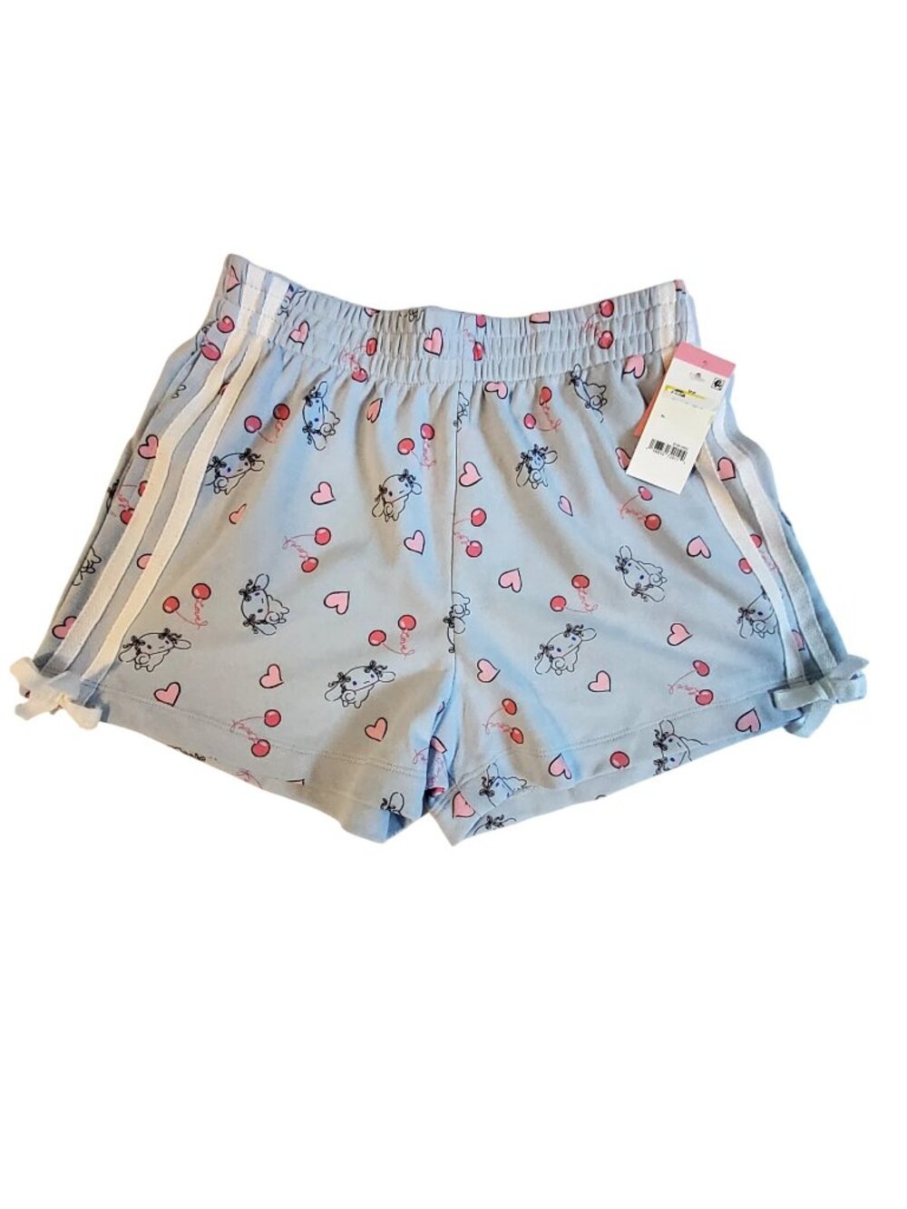 Cinnamoroll Sanrio Womens Size  XS Lounge Shorts With Hearts & Balloons Design